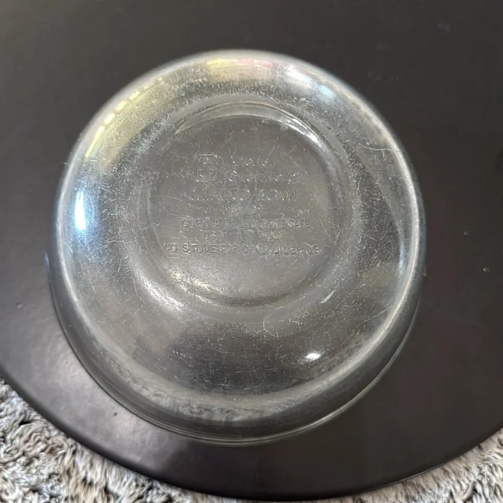 Anchor Hocking 1.5 Quart 1057 Clear Glass Mixing Bowl 7” Oven Microwave‎ Safe
